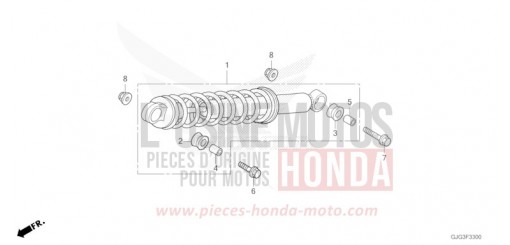 COUSSIN ARRIERE CRF50FN de 2022